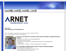 Tablet Screenshot of ingenieurbuero-arnet.ch